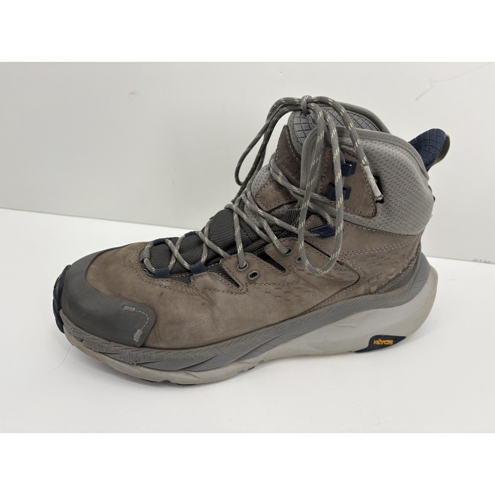 HOKA One One Men's Kaha 2 Mid GTX Gore-Tex Gray Hiking Boots Shoes, Size 9D